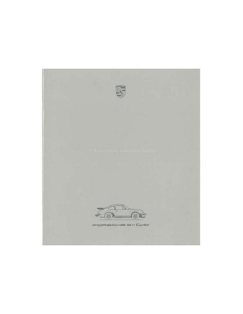 1986 PORSCHE 911 TURBO BROCHURE DUITS, Boeken, Auto's | Folders en Tijdschriften, Porsche