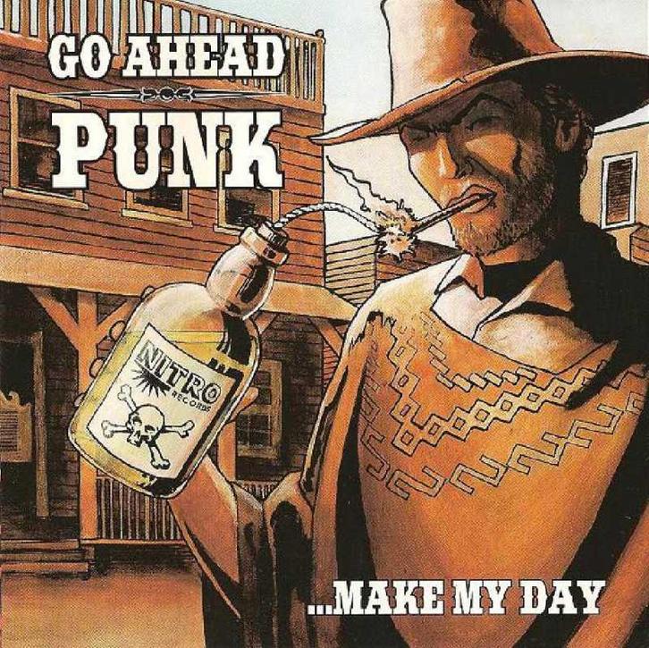 cd - Various - Go Ahead Punk ... Make My Day, Cd's en Dvd's, Cd's | Overige Cd's, Zo goed als nieuw, Verzenden