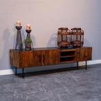 Tv-meubel Mangohout Rosa 170 cm, Nieuw, Industriële meubels, Overige houtsoorten, Verzenden
