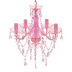 Kroonluchter Kristal Roze (Lampen, Interieur, Voor in Huis), Nieuw, Verzenden