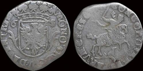 Netherlands Stad Deventer rijderschelling 1686 zilver, Postzegels en Munten, Munten | Europa | Niet-Euromunten, Verzenden