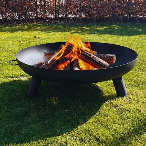Vuurschaal Wieke XXL Zwart, Tuin en Terras, Vuurschalen, Verzenden