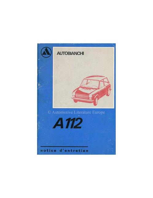1973 AUTOBIANCHI A112 INSTRUCTIEBOEKJE FRANS, Auto diversen, Handleidingen en Instructieboekjes