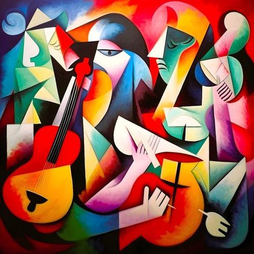 Marta Ellie (1985) - The Jazz Between Us XXL, Antiek en Kunst, Kunst | Schilderijen | Modern