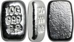 10 gram gegoten zilverbaar USA Atlantis Mint Skull Bones, Verzenden, Zilver
