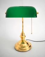 Lamp - Opaline glas - bankierslamp