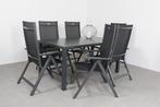 Hartman Napoli/Alma 160 cm. tuinset - 7-delig verstelbaar, Verzenden, Nieuw, Overige materialen, Tuinset