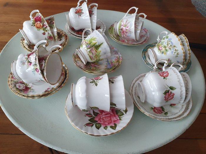 Royal Albert, Royal Adderley - Kop en schotel (18) -, Antiek en Kunst, Curiosa en Brocante