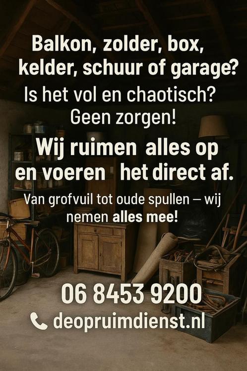 Woning leegmaken ontruimen, woningontruiming, verhuizen., Diensten en Vakmensen, Coaching en Persoonlijke effectiviteit