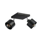 Opbouw Plafondspot | 2-Voudig | Zwart | E-27, Nieuw, Ophalen of Verzenden, Industrieel, Led