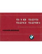 1979 BMW 5 SERIE INSTRUCTIEBOEKJE NEDERLANDS, Auto diversen, Handleidingen en Instructieboekjes