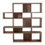 *WOONWINKEL* TemaHome London Design Boekenkast Walnoot, Verzenden, Nieuw