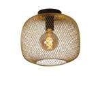 Gouden plafonniere Mesh, staal