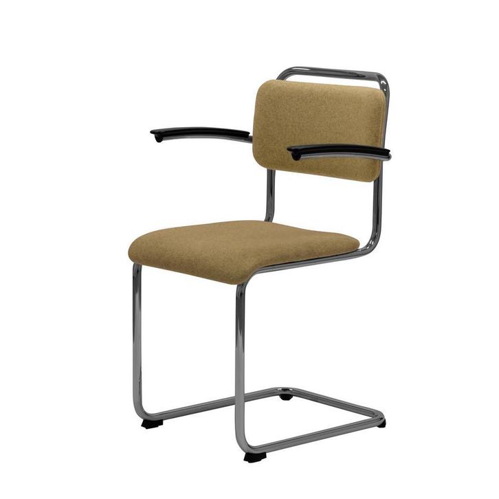 Gispen 201XL stoel | Dutch Originals |, Huis en Inrichting, Stoelen, Nieuw, Hout, Leer, Metaal, Stof, Ophalen