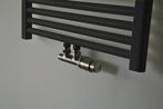 Riko Set thermostatisch onderblok, haaks-rechts, geborsteld, Doe-het-zelf en Verbouw, Verwarming en Radiatoren, Ophalen of Verzenden