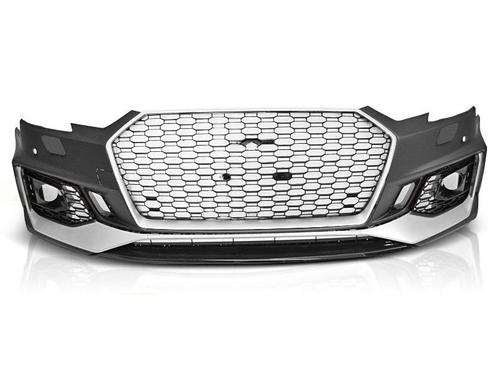 Voorbumper Audi A4 B9 2015-2019 RS4 Look Zilver, Auto-onderdelen, Carrosserie en Plaatwerk, Ophalen of Verzenden