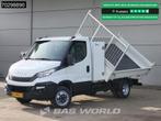 Iveco Daily 35C15 3.0L Kipper met Kist Dubbellucht 3,5t Trek, Stof, Gebruikt, Euro 6, Iveco