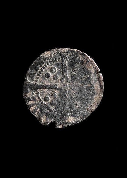 Middeleeuws Zilver Gehamerde Penny (Zonder Minimumprijs), Antiek en Kunst, Antiek | Overige Antiek