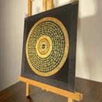 Mandala Mantra/Yantra with Buddhas Eyes Symbol - Thangka