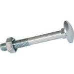 slotbouten staalverzinkt met moer ook per stuk verkrijgbaar, Verzenden, Nieuw, Bouten of Moeren