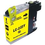 Huismerk Brother LC-223Y cartridge geel, Verzenden, Nieuw, Huismerk