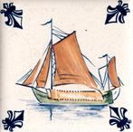 KLM Airline Business Class Delft Blue Tile Coaster - 75×75, Verzenden, Zo goed als nieuw