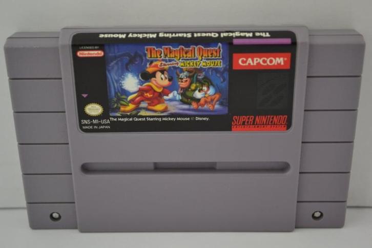 The Magical Quest Starring Mickey Mouse (SNES USA), Spelcomputers en Games, Games | Nintendo Super NES, Zo goed als nieuw, Verzenden
