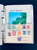 Wereld - Collectie Covers, Kaarten Varia. Daarbij Duitse, Gestempeld