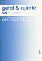 Getal en Ruimte 1 Vwo deel 1 deel Antwoorden d 9789011101876, Boeken, Zo goed als nieuw