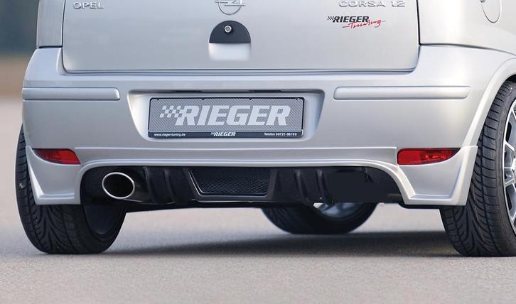 Rieger achteraanzetstuk | Corsa C: 06.03- (vanaf Facelift) -, Auto-onderdelen, Carrosserie en Plaatwerk, Nieuw, Opel, Verzenden