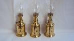 Olielamp (3) - 3 oude minerale benzine duivenlampen