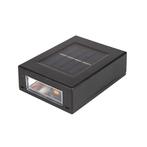 LED solar gevellamp - Neutraal wit - 2 kanten, Tuin en Terras, Buitenverlichting, Ophalen of Verzenden, Nieuw