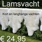 Lamsvacht Lamsvel 100% echt Schapenvacht € 24,95 100% ECHT, Huis en Inrichting, Ophalen of Verzenden, Nieuw