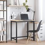 vidaXL Tafel Naturel 80 x 50 x 77 cm Engineered hout en, Huis en Inrichting, Bureaus, Verzenden, Nieuw