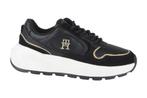 -48% Tommy Hilfiger  Tommy Hilfiger Fw0fw08129-bds dames sne, Kleding | Dames, Schoenen, Verzenden, Nieuw, Zwart