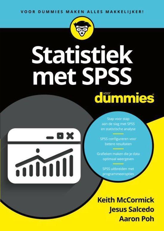 Statistiek met SPSS voor Dummies, 9789045355856, Boeken, Studieboeken en Cursussen, Zo goed als nieuw, Verzenden