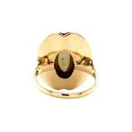 Gouden vintage ring met opaal 14 krt, Sieraden, Tassen en Uiterlijk, Ringen, Ophalen of Verzenden, Nieuw
