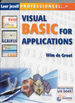 Leer jezelf professioneel Visual Basic voor Applicaties /, Boeken, Verzenden, Zo goed als nieuw, W. de Groot