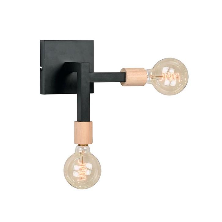LABEL51 Wandlamp Loco - Zwart - Metaal - SALE, Huis en Inrichting, Lampen | Hanglampen, Verzenden