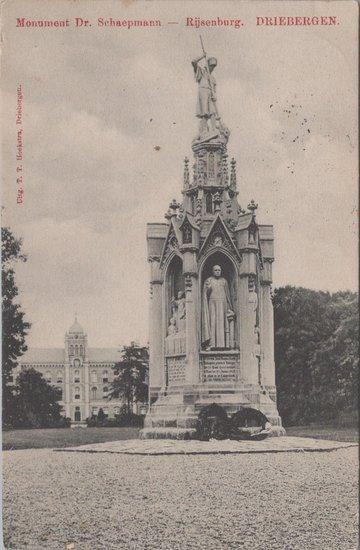 RIJSENBURG - DRIEBERGEN - Monument Dr. Schaepmann, Verzamelen, Ansichtkaarten | Nederland, Verzenden