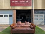 Bank BAXTER Alfred P bankstel 240cm bruin buffel leer sofa, Design, Driepersoons, Zo goed als nieuw, Rechte bank