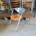 Partij Horeca stoelen kantinestoelen beuken/aluminium