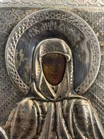 Icoon - Santa Sofia met haar dochters - Zilver, Hout, Antiek en Kunst