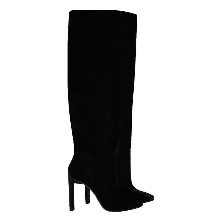 Senso • zwarte fluwelen knielaarzen • 38, Kleding | Dames, Schoenen, Zwart, Nieuw, Verzenden
