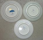 De Porceleyne Fles, Delft - Bord (3) - Aardewerk, Creamware