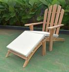 A-Kwaliteit Teak Adirondack Loungestoel Teakhout Relaxstoel