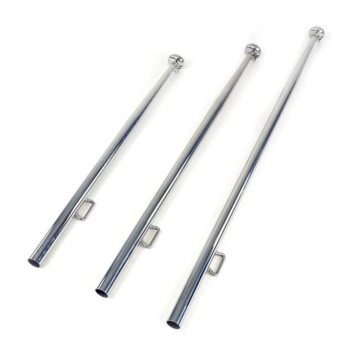 Vlaggenstok Gepolijst RVS 316 Conisch-90 cm, Diversen, Vlaggen en Wimpels, Nieuw, Ophalen of Verzenden