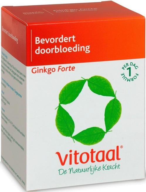 VITOTAAL GINKGO FORTE BEVORDERT DOORBLOEDING CAPSULES DOOS.., Diversen, Overige Diversen, Verzenden