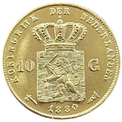 Gouden 10 gulden 1880 Willem III Schaars, Postzegels en Munten, Munten | Nederland, Losse munt, Goud, Verzenden