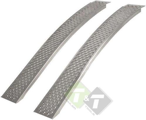 Oprijplaat 200cm, Aluminium, Gebogen Set, Max Gewicht 400KG, Auto-onderdelen, Overige Auto-onderdelen, Nieuw, Universele onderdelen